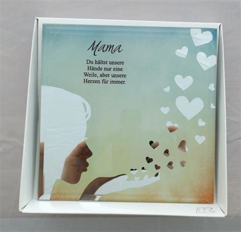 Die mutter ist jeden tag für ihre kinder da. Formano Glasbild Spiegelweißheit Mama Muttertag Du hältst ...