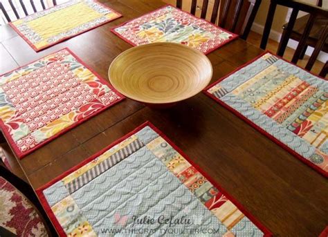 Thursday Throwback Quick And Easy Placemat Tutorial Patchwork Table
