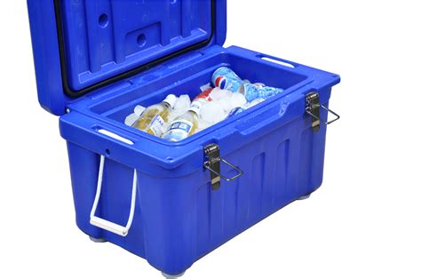 35 Liter Premium Blue Plastic Cooler Box For Fishing CampingHunting