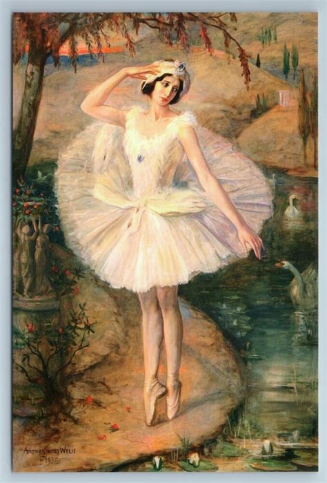 Anna Pavlova Russian Ballerina In Ballet Swan Lake Dance New Postcard Ebay In 2022 Anna