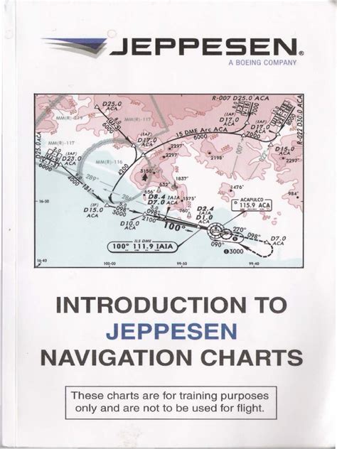 Introduction To Jeppesen Navigation Charts Air Traffic Control Airport