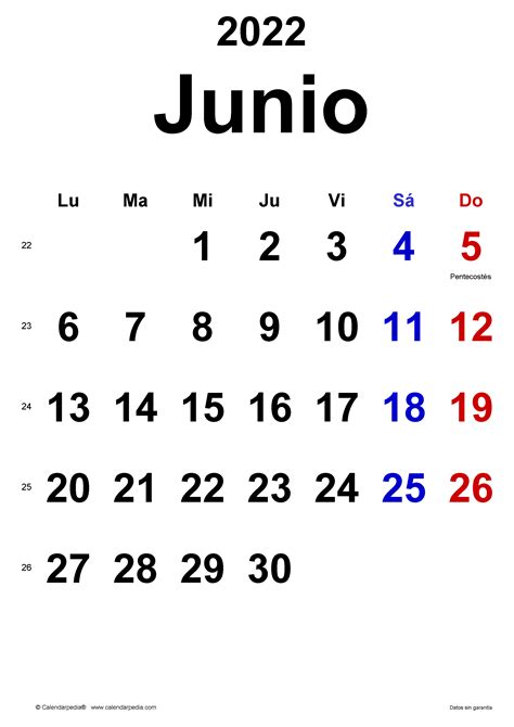 Calendario Junio 2022 En Word Excel Y Pdf Calendarpedia Vrogue