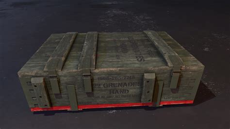 Simon Vernus Military Frag Grenade Crate