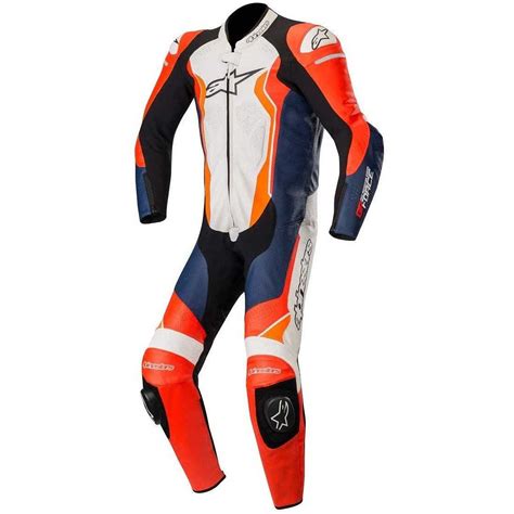 Alpinestars Gp Force Full Leather Racing Suit 1pc Red Black White