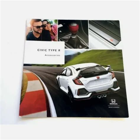 2017 2018 Honda Civic Type R Original Factory Car Accessories Brochure