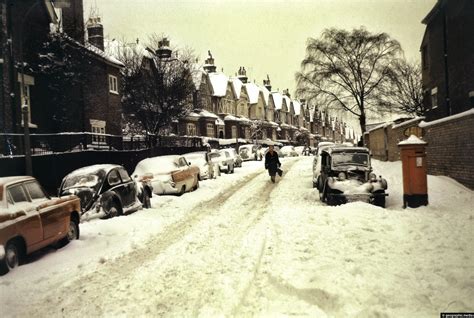 Snowy London Street Scene Geographic Media
