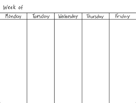 Free Printable Calendar Monday Through Friday Month Calendar Printable