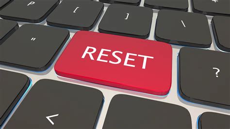 Reset Computer Keyboard Key Button Restart Again 3 D