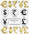 International Currency Symbols by 123freevectors on DeviantArt