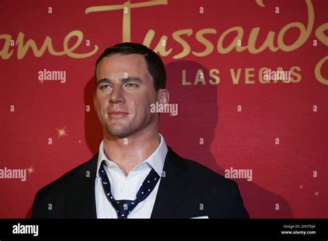 Channing Tatum Wax Figure by Madame Tussauds is unveiled at MAGIC MIKE