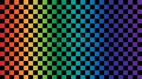 Rainbow Checkerboard Stock Illustrations 257 Rainbow Checkerboard