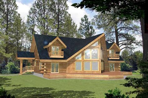 Log Cabin Home Plan 3 Bedrms 3 Baths 3219 Sq Ft 132 1400