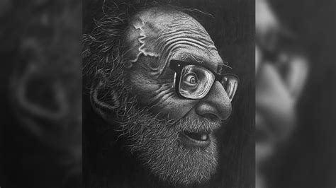 Hyperrealistic Drawing Pencil Portrait Dibujo Hiperrealista A Lápiz