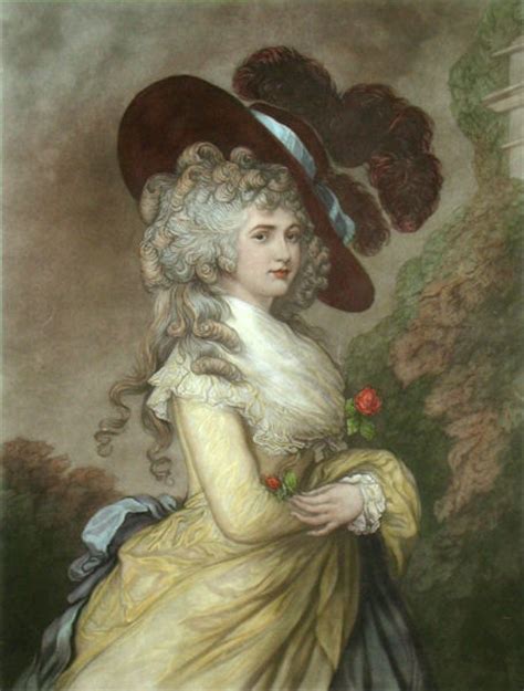 1787 Duchess Of Devonshire By Thomas Gainsborough Print Grand Ladies