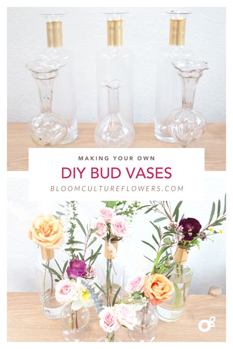 Diy Bud Vases — Bloom Culture Flowers Bud Vases Wedding Bud Vases
