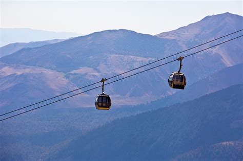 Fun Summer Activity At Mammoth Mountain Ski Resort Gondola Rides