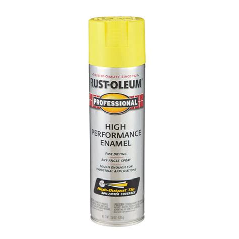 Rust Oleum 7543 838 Xcp6 Spray Paint Professional Gloss Safety Yellow