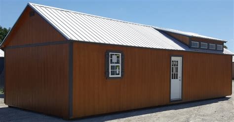 Wolfvalley Buildings Storage Shed Blog Cabin Shells 16x40 Dormer