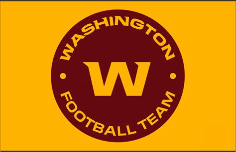 Washington football team round yellow logo, washington football team cricut files, nfl wft svg. Washington Football Team Alternate Logo - National ...