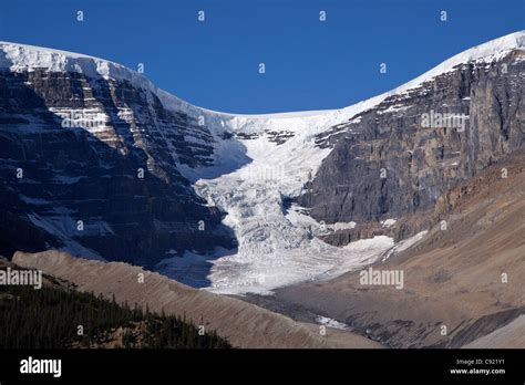 Athabasca Glacier Is In The Columbia Icefields In Jasper National Park