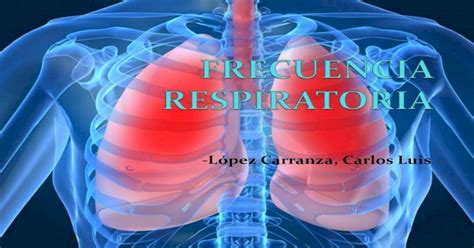 Frecuencia Respiratoria Patrones Respiratorios Pdf Document