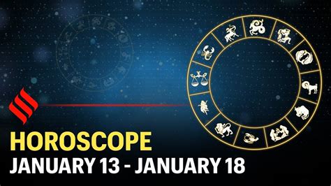 Weekly Horoscope Your Week Ahead 13 18 Jan2020 Youtube