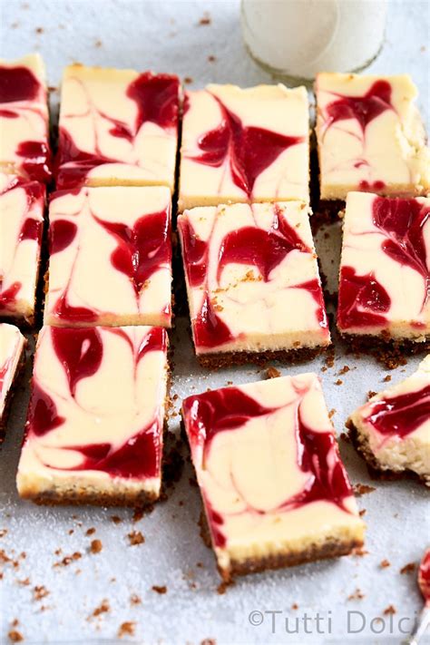 Strawberry Rhubarb Cheesecake Bars Tutti Dolci