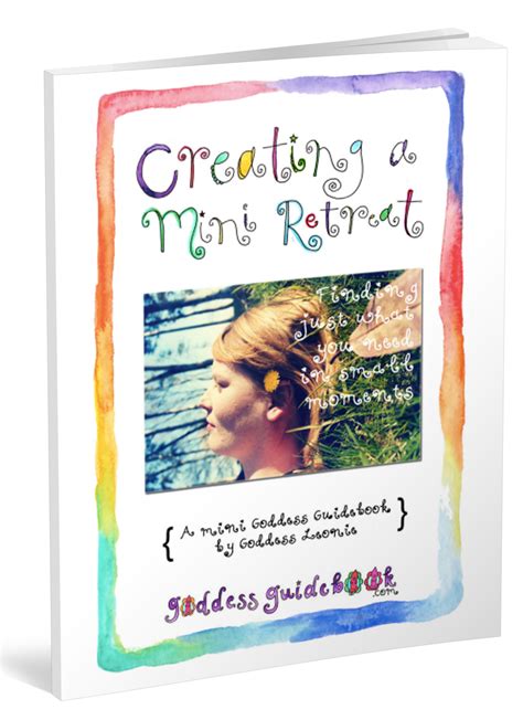 Create Your Mini Retreat ebook: Free guide from Leonie Dawson
