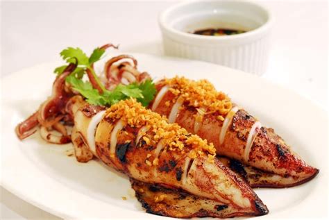 Pinoy Grilled Squid Inihaw Na Pusit Filipino Recipes Gourmet