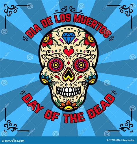 Day Of The Dead Banner Template