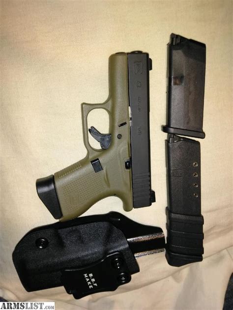 Armslist For Trade Od Green Glock 43 9mm For Trade
