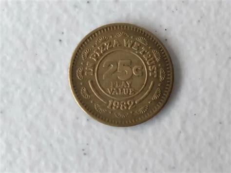 CHUCK E CHEESE Arcade Coin Token From 1982 Circulated RARE 14 99
