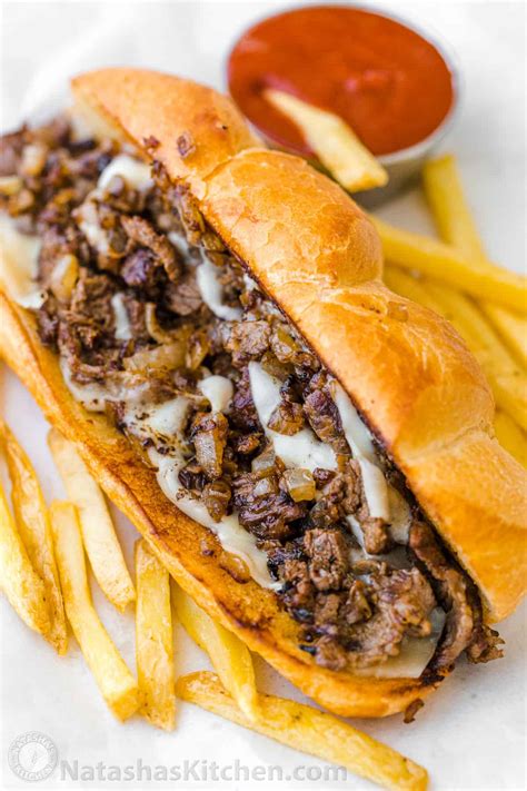 Check spelling or type a new query. Philly Cheesesteak Recipe (VIDEO) - NatashasKitchen.com