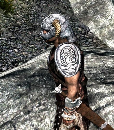 Studded Armor Hd With Original Shoulder Plate Engraving At Skyrim