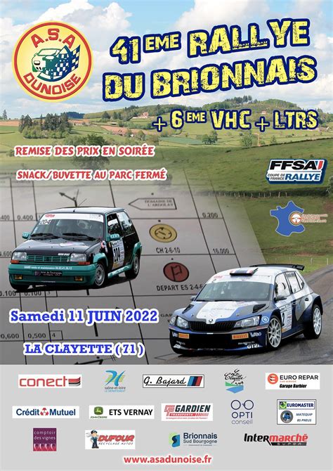 Liste Des Engagés Rallye Du Brionnais 2022