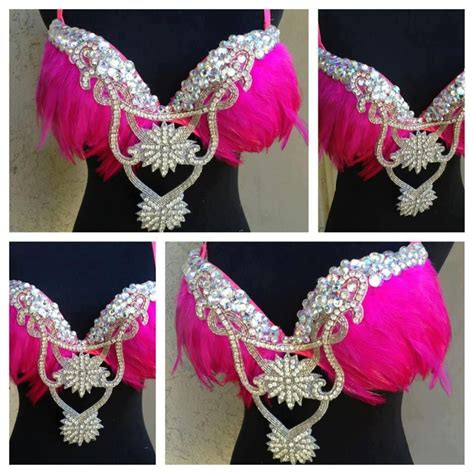 Rave Theme Decorated Bras Dance Gear Pretty Costume Edm Outfits
