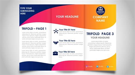 Editable Powerpoint Brochure Templates