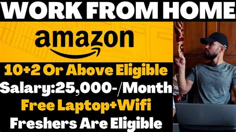 Work From Home Job Amazon Bulk Hiring Freshers Amazon Work From