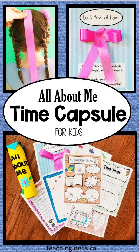 Time Capsule For Kids Diy All About Me Homeschool Or In Class