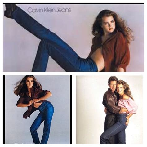 Calvin Klein Brooke Shields Vintage Circ 1980 Calvin Klein Jean From