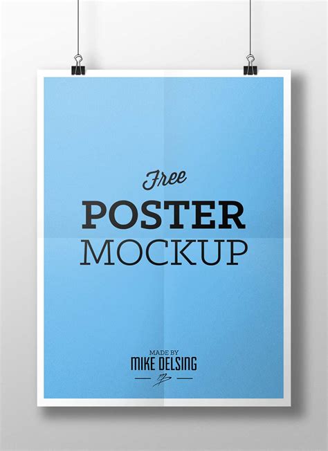 hanging poster mockup mockuptree