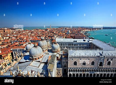 The Domes Of The Basilica Di San Marco And Palazzo Ducale View From