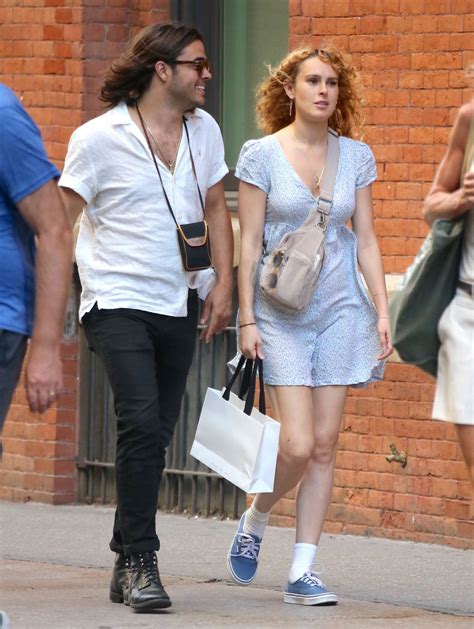 Rumer Willis And Derek Richard Thomas Out Shopping In New York 0920