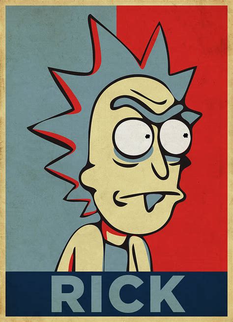 Hope For Rick Art Print By Rick And Morty
