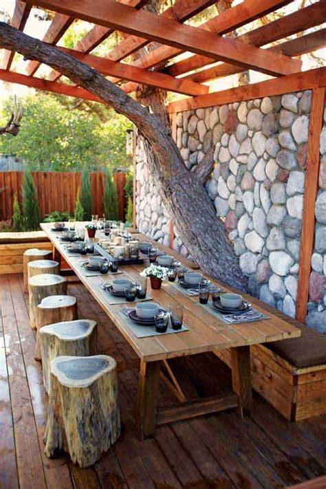 Amazing 28 Beautiful Outdoor Dining Spaces That You Will Be Admired Of
