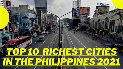 Top 10 Richest Cities In The Philippines 2020 Youtube