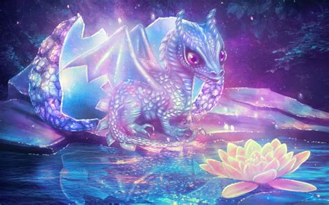 Mystical Beautiful Dragon Wallpaper
