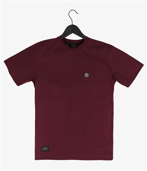 T Shirt Icon Mini Logo Maroon Elade Ubrania Streetwear