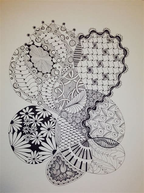 Zen Doodle Original Art By Jstoltz Doodles Zentangles Zentangle Art