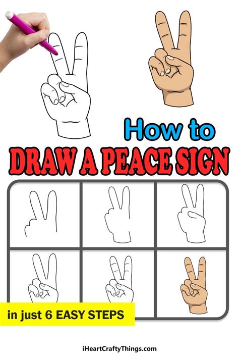 How To Draw A Peace Sign A Step By Step Guide Art Drawings For Kids